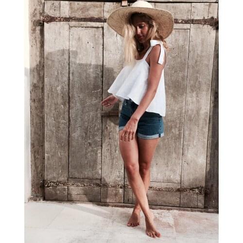 OMKAGI Sleeveless Blouses