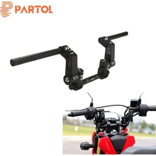 22mm Motorcycle Handlebar Adjustable Steering Handlebars Kit Universal For Yamaha Scooter 125cc Dirt Bike Racing