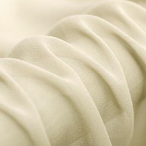 SILK GEORGETTE 114cm width 8momme/100% Natural Silk Fashion Chiffon Fabric Light Camel NO 29