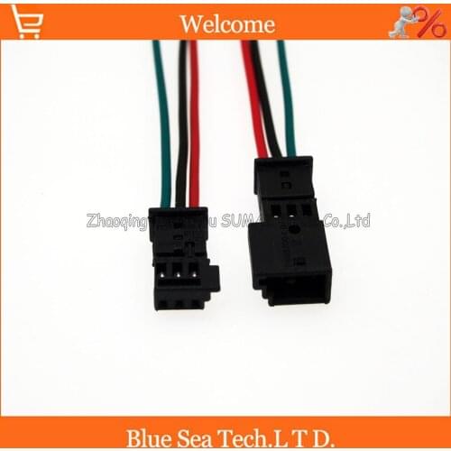 Male&female Auto 3Pin connector with cable,Car Speaker plug,Auto treble plug,1-968700-1 B / 1355620-1 for BMW car ect