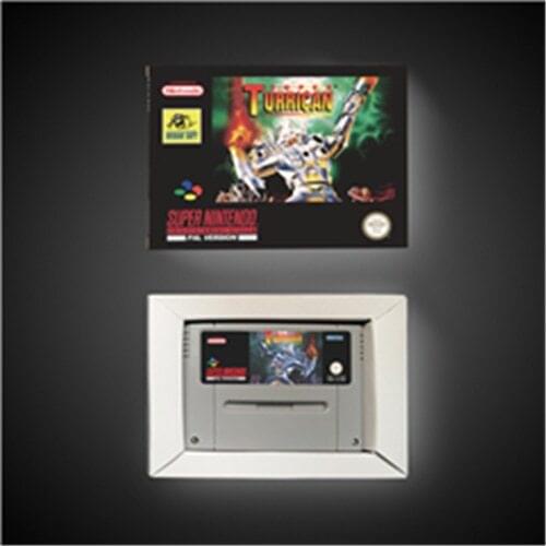 Super Turrican - EUR Version Action Game Card with Retail Box