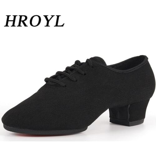 Oxford Cloth Mens Ballroom Dance Shoes Breathable Latin Tango Dancing Shoes For Men Jazz Dance Shoes Man 's Footwear HROYL