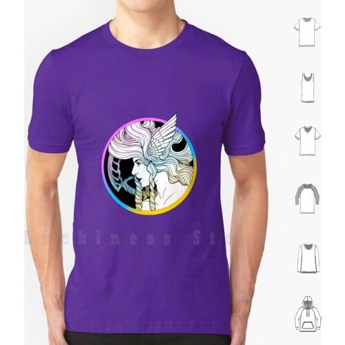 Valkirye - Rainbow T Shirt 6xl Cotton Cool Tee Valkiries Valkirye Norse Mythology Norse Mythology Vikings Viking Rune Runic