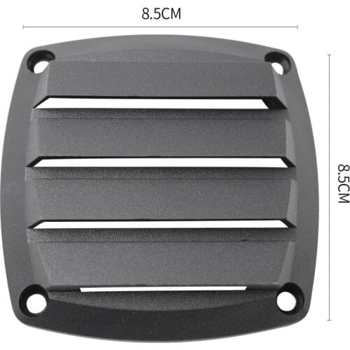 1 Piece 3inch Hose New Black Plastic Louvered Vents Ventilation Marine Vent for 3 Inch Boat Parts Deck Hardware