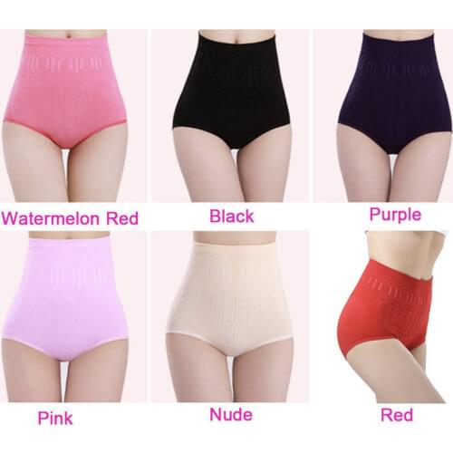 10Pc/lot Women High Waist Shaping shapers Panties Breathable Body Shaper Slimming Tummy Underwear Trainer Underpant Knickers