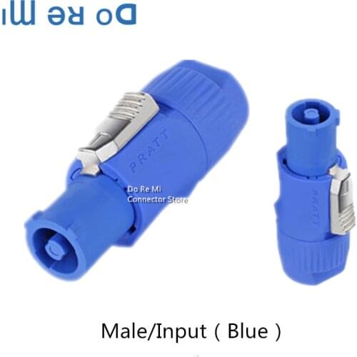 10pcs/lot Powercon Connector 3 pins 20A 250V NAC3FCA Male Plug For Electric Drill LED Screen Stage Lighting Power Connecting