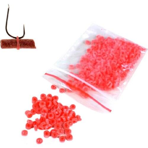 2500PCS=10bags Hot Red Fishing Accessories Fish Tackle Rubber Bands For Fishing Bloodworm Bait Granulator Bait Wholesale