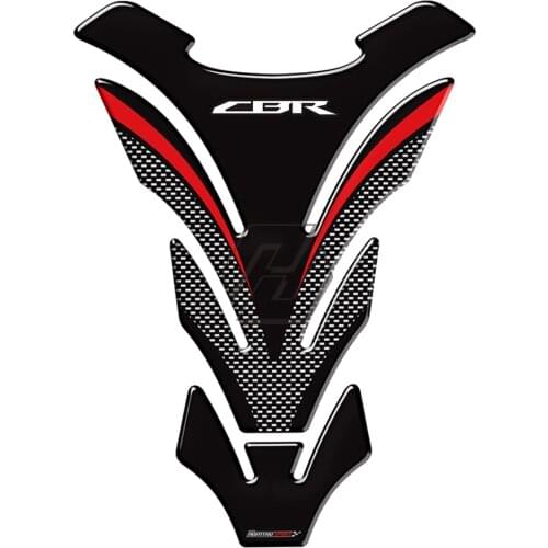 3D Carbon-look Motorcycle Tank Pad Protector Decal Stickers Case for Honda CBR 250RR 600RR 900RR 1000RR 650F 500R Fireblade