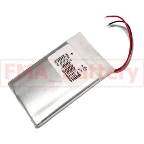 653759 3.7V 900mAh LiPo Battery with PCM inside for Portable Device GPS MP4
