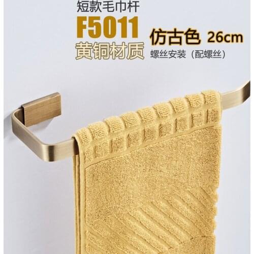 AntiqueTowel Holder Toilet Paper Holder Robe Hook 3pcs Bathroom Accessories Set Copper Products Vanity Set