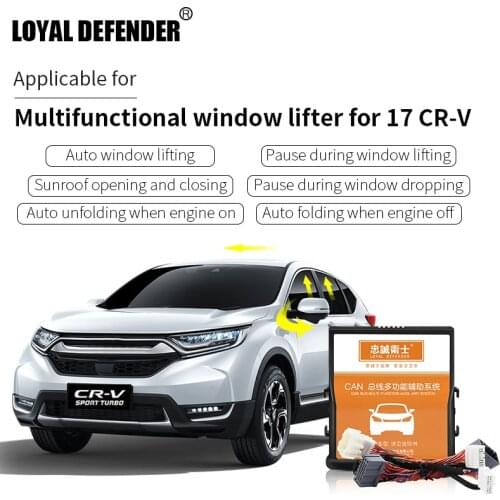 Car accessories suit for Honda All CRV of auto window up and down&folding rear mirror & speed lock & sunroof close