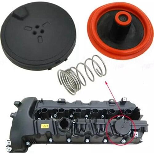 Car Engine PCV Valve Chamber Cover Repair Kit Valve Chamber Waste Valve Cover for BMW- E90 E91 E92 F10 F11 11127548196