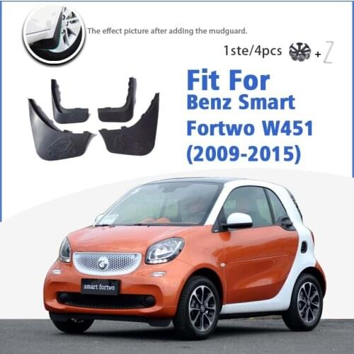 Mudguard For Benz Smart Fortwo W451 2009-2015 Front Rear Mudflaps Mudguards Car Accessories Auto Styline Splash Guard Fender