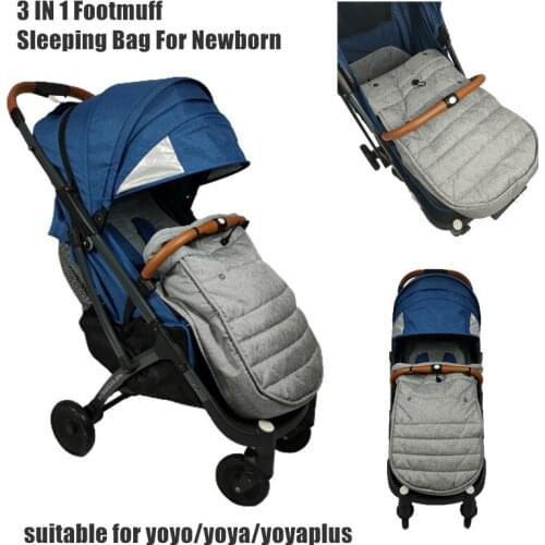 Baby Stroller Warm Footmuff Windproof Sleepsack For Yoyo Yoyaplus Bugaboo Bee3/5 Baby Stroller Accessories Winter Sleeping Bag