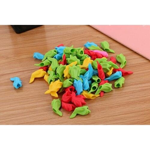 DHL 5000pcs Children Correcting Pen Holder Postures Grip Dolphin Learning Partner Student Stationery Pencil Practise Device Tool