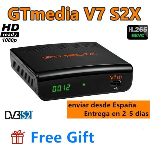 DVB-S/S2 Gtmedia V7 S2X Satellite Receiver Upgraded by GTmedia V7S HD With USB WIFI Digital Receptor H.265 Freesat v7s2x No app