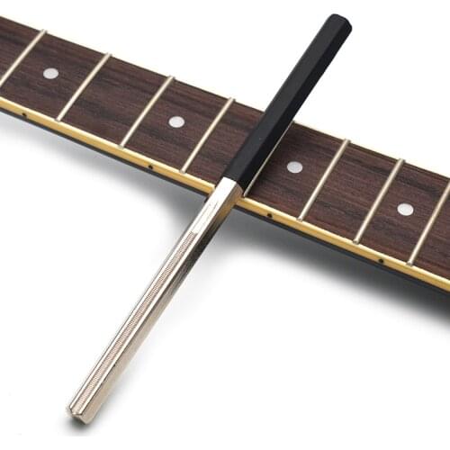 Guitar Fret Crowning File Dressing File with 3 Size Edges Professional Luthier Tools Stringed