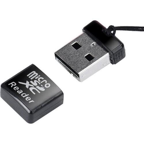 Mini High Speed USB 2.0 Interface Micro SD TF T-Flash Memory Card Reader Adapter Lightweight Portable Mini Memory Card Reader