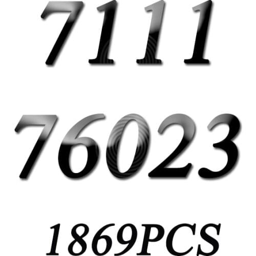 NEW 7111 1969Pcs 76023 Chariot Building Blocks Bricks Education Toys For Children Boys Gift