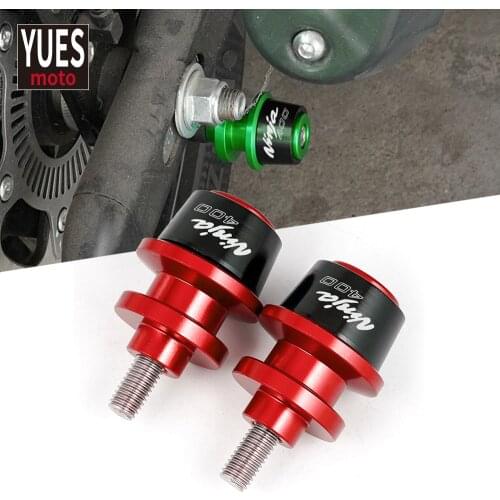 Motorcycle CNC Aluminum Swingarm Spools Rear Stand Screws Sliders Accessories For Kawasaki NINJA400 NINJA 400 Z400 2020 2021