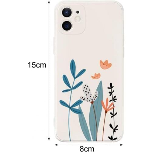 Phone Cushion Skin-friendly Stylish Pattern Scratch-resistant Silicone Soft Smartphone Protective Case for iPhone X/XR/11/11 Pro