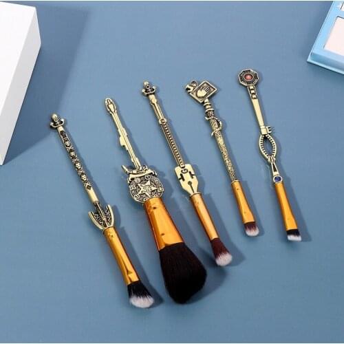 Newest Japanese Anime Jojos Bizarre Adventure Makeup Brush Set Blush Blending Eye Shadow Lip Cosmetic Beauty Make Up Brush