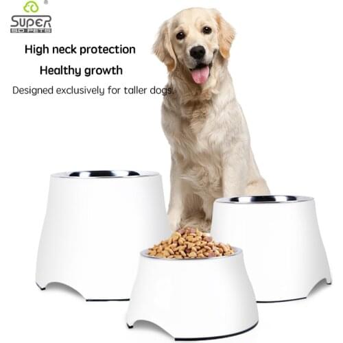 Non-slip Double Cat Bowl Dog Bowl Tall Feet Pet Feeding Cat Water Bowl for Cats Food Pet Bowls for Dogs Feeder Product Supplies