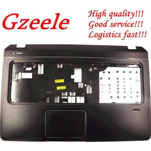 GZEELE New For HP Pavilion DV7 DV7-7000 Laptop Palmrest Cover Upper Case W/Touchpad 682044-001 Finger Print KB bezel