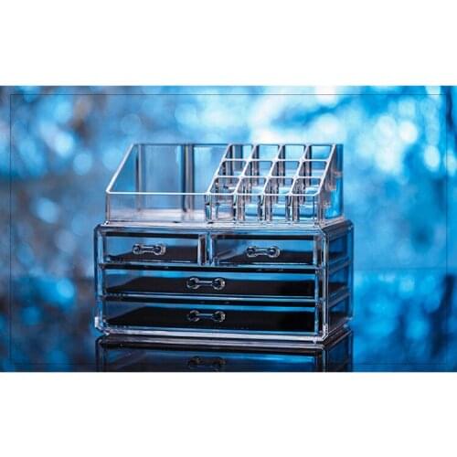 1PC Makeup organizer storage box acrylic make up organizer cosmetic organizer makeup storage drawers