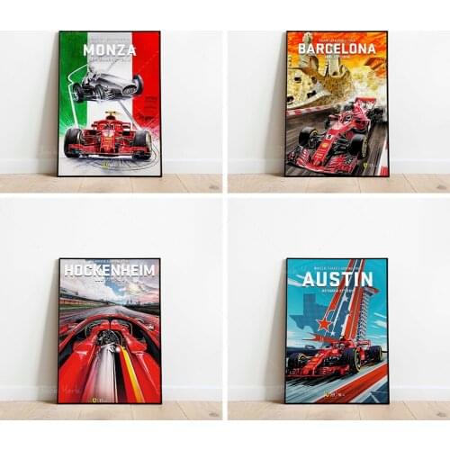 F1 GERMAN Grand Prix HOCKENHEIM 22 July 2018 Poster