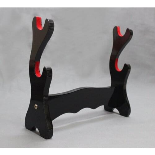 Strong Durable Padded Protect 2 Layer Samurai Sword Katana Wakizashi Tanto Stand Holder Display Rack Support for All Sword