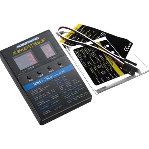 Hobbywing LED Program Card PC2C for QuicRun XeRUN EzRUN Platinum FlyFun Series Brushless ESC