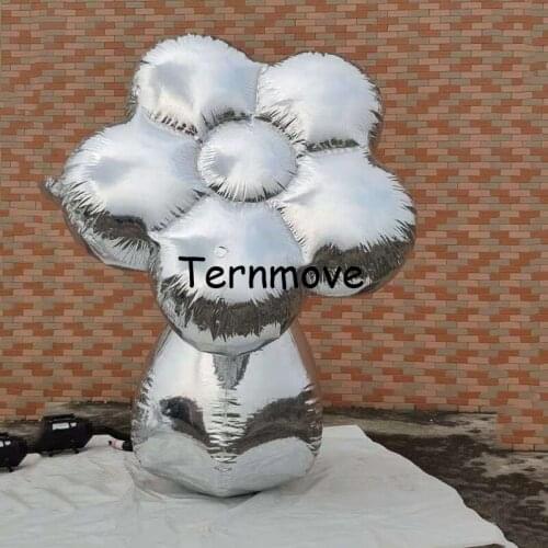 PVC mirror tree replica,Christmas halloween promotion decoration inflatable mirror guider model balloon for event