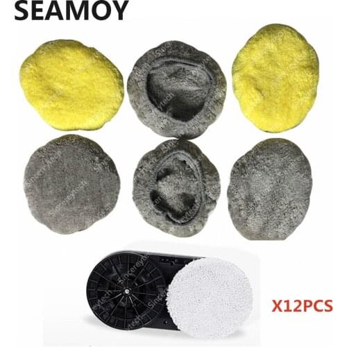 Window Cleaning Robot Fiber Cloth 12 pcs/lot High Quality For Window Vacuum Cleaner Hobot168 188 etc Window Cleaning Mop Cloth