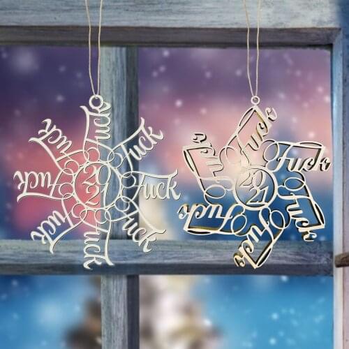 Christmas Wooden Pendants Wood Hanging Craft Christmas Tree Ornaments Kids Gifts Christmas Decorations For Home 2021 Biological