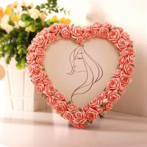 Big Love shape Silicone Mold Pottery Mold Clay Mold Aromatherapy plaster DIY Photo frame Mold Home Decor