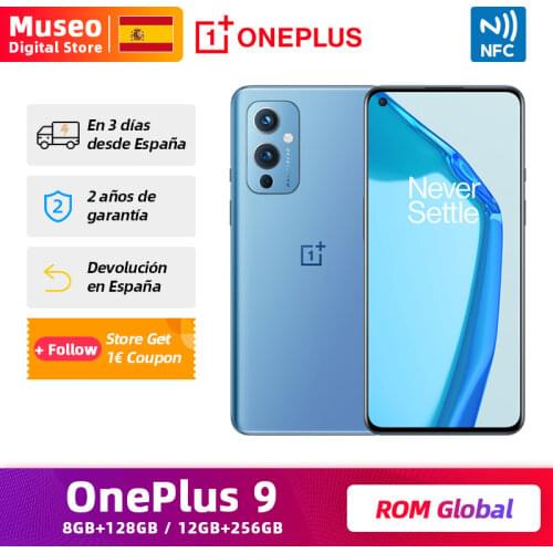 Global ROM OnePlus 9 8GB 128GB Snapdragon 888 5G Smartphone 6.55'' 120Hz AMOLED 50MP Triple Rear Cams 4500mAh 65W