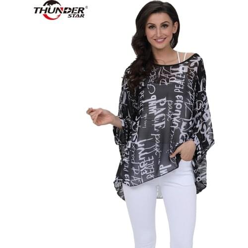 Thunderstar Black Blouses