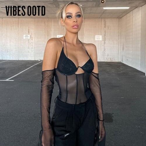 VIBESootd Womens Black Shirts