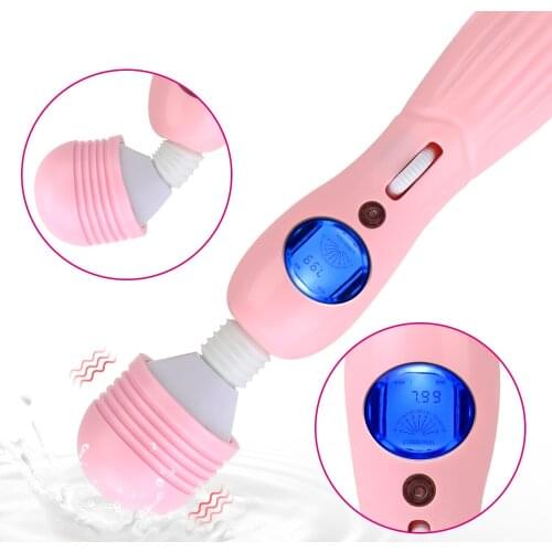 AV Stick 9 Frequency 8 Speed G Spot Clitoris Stimulator Magic Wand Vibrators Adults Products Female Masturbator