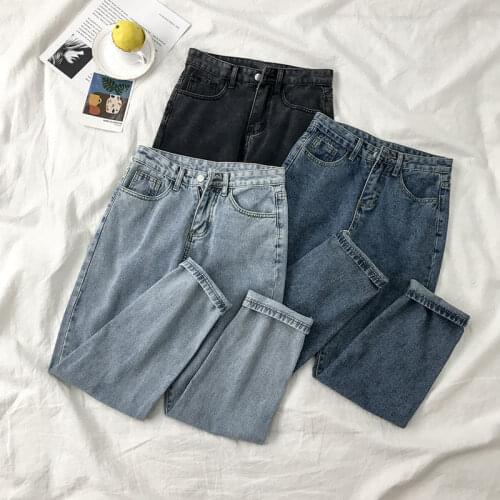 Wavsiyier Denim Pants Women Vintage Jeans High Waist Spring Stretch Elastic 2021 Autumn Plus Size Denim Trousers Pencil Korean S