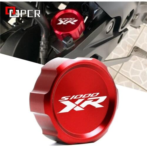 Motorcycle Accessories Rear Brake Fluid Reservoir cover cap For BMW S1000RR S1000XR S1000R S1000 R RR XR