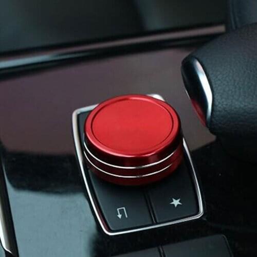 Aluminum Inner Console Switch Button Ring Cover Trim fit For Benz A/B/E Class GLC GLA GLK ML Car Styling