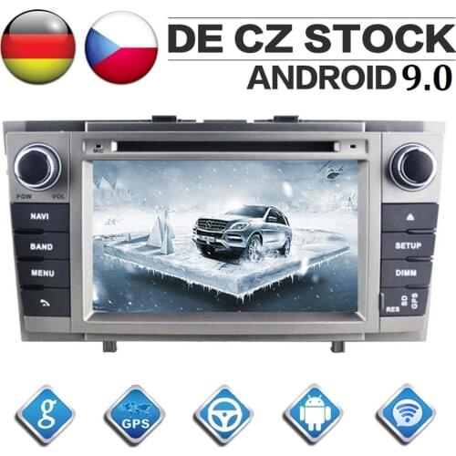 Android 10.0/9.0 Car CD DVD Player for Toyota Avensis T27 2009-2015 GPS Navigation Built-in DSP Radio Multimedia 7 Inch Headunit