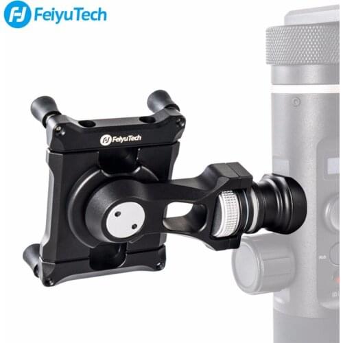 Feiyu Mobile Phone Holder Mount Bracket Clip Adapter for Feiyu SPG2 G6 G6plus G5 Action Camera Gimbal Clamp Holder for iPhone X