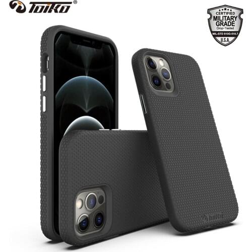 TOIKO X Guard Dual Layer Protective Case for iPhone 12 Pro Max Shockproof Cover iPhone 12 Mini Armor Bumper PC TPU Hybrid Shell