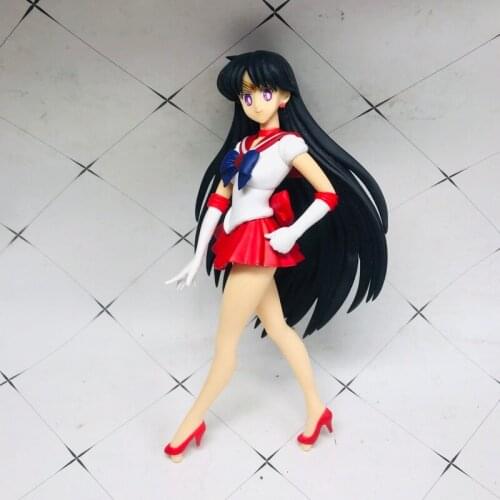 SAILOR MOON Action Figure Hino Rei Sailor Mars Limited Model Ornament Toys Girl Gifts
