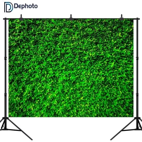 DePhoto Green Leaves wall baby shower Photography Backgrounds wedding Photographic Backdrops For Home Photo Studio
