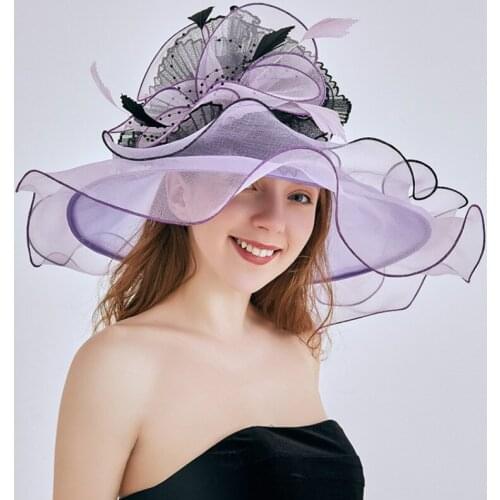 Cap Korean Version Organza Sun Hat Women Breathable Sunshade Fedoras Caps Summer Thin Flower Sun Protection Beach Hats H6513