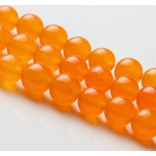 Crystal loose beads wholesale DIY orange stone loose beads semi-finished products wholesale